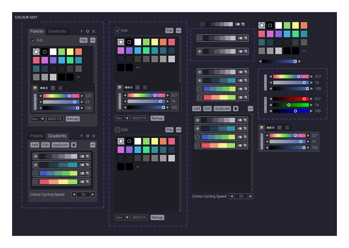 Colour editor
